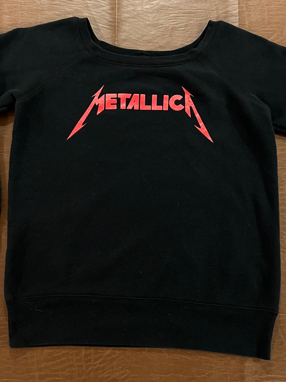 Metallica Women’s Scoop Neck Sweatshirt - Medium